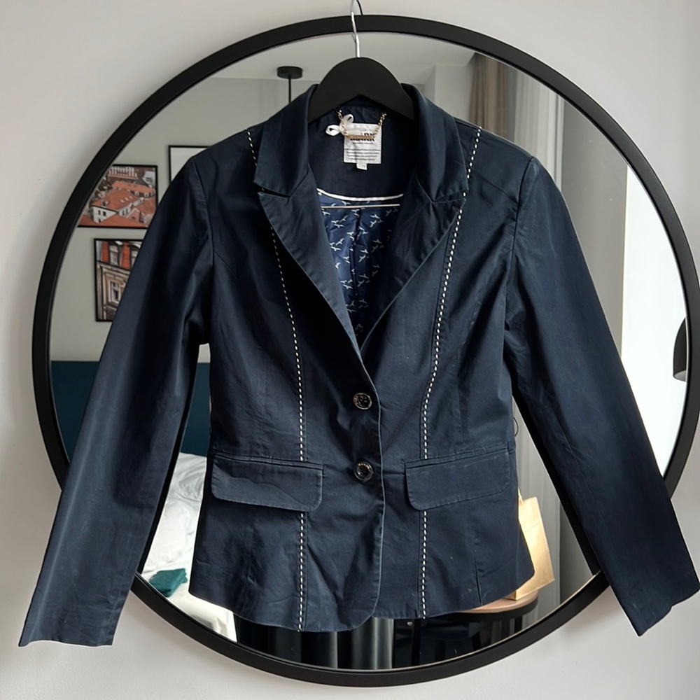Navy Fitted Blazer